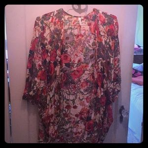 Trend Shop floral summer kimono